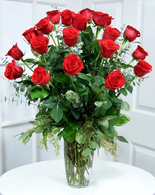  24 Gorgeous Long Stem Premium Red Roses  from Mockingbird Florist in Dallas, TX