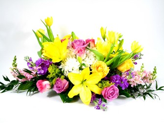 Spring Centerpiece Custom Designs Available from Mockingbird Florist in Dallas, TX