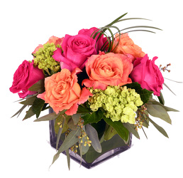 Orange Rose Swirl Administrative Special from Mockingbird Florist in Dallas, TX
