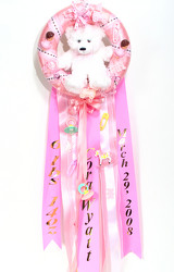 Baby Girl Door Hanger Available in Blue