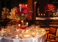 Silver Candelabra With Flowers