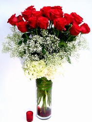 To Her With Love 24 Long Stem Roses Wow! from Mockingbird Florist in Dallas, TX