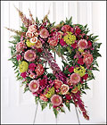  Eternal Rest Heart Wreath