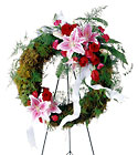 FTD Lily & Rose Wreath
