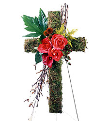 The Living Cross Easel from Mockingbird Florist in Dallas, TX