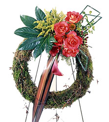  Never-ending Love Wreath from Mockingbird Florist in Dallas, TX