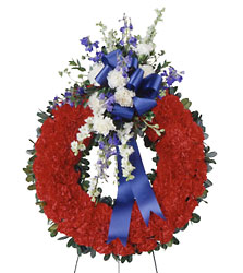  All American Tribute Wreath from Mockingbird Florist in Dallas, TX