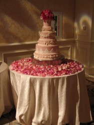 Wedding Cake decor Four Seasons Resort from Mockingbird Florist in Dallas, TX