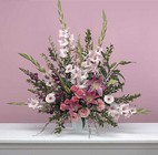 Traditional Pink Sympathy Arrangement