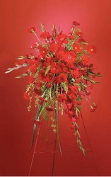 Red Standing Spray