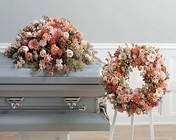 Peach Shades Casket Design