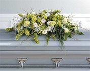 Green Casket Spray