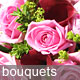 Bouquets for the bride and bridesmaids by Dallas' Premier Florist