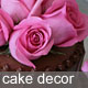 Cake decor and cake flowers by Mockingbird Florist