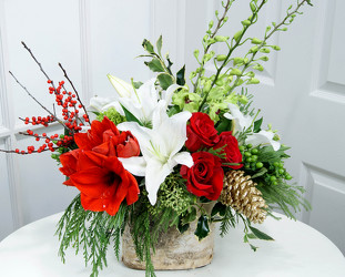 christmas flower arrangements for delivery