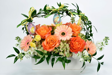 <h1> Easter Egg Hunt Vase </h1>  from Mockingbird Florist in Dallas, TX