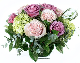 <H1> Purple Rose Swirl </h1> 	 from Mockingbird Florist in Dallas, TX