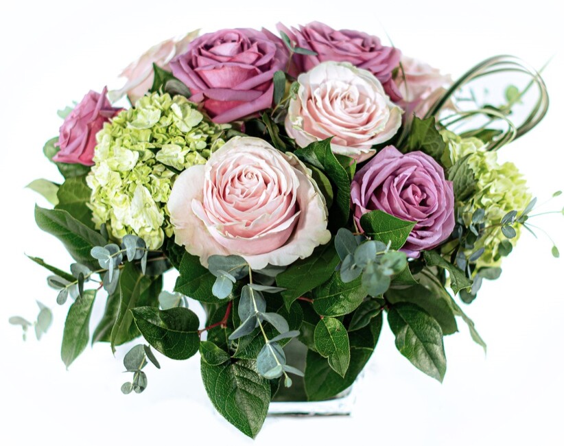<H1> Purple Rose Swirl </h1> 	 from Mockingbird Florist in Dallas, TX