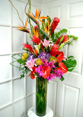 <h1> Tropical Paradise </h1> from Mockingbird Florist in Dallas, TX