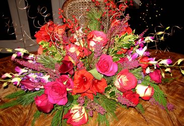 Holiday Jeweled Custom Arrangement  from Mockingbird Florist in Dallas, TX