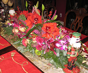 Grand Holiday Centerpiece Custom from Mockingbird Florist in Dallas, TX