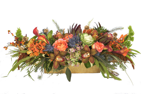 Gilded Fall Centerpiece  from Mockingbird Florist in Dallas, TX