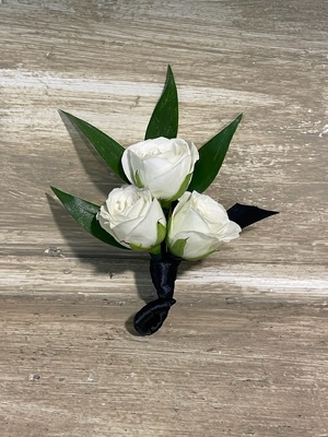 Spray Rose Boutonniere  from Mockingbird Florist in Dallas, TX