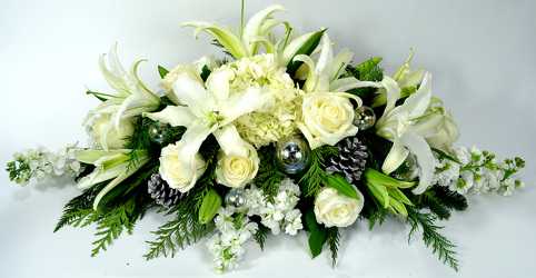 <H1>White Holiday </H1> from Mockingbird Florist in Dallas, TX