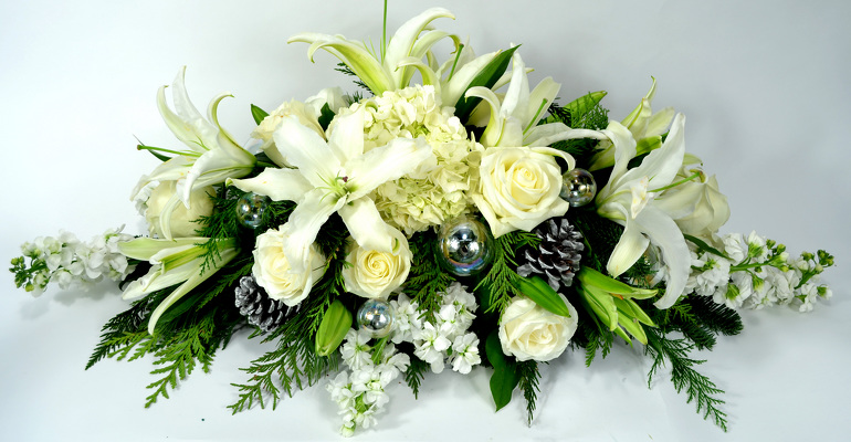 <H1>White Holiday </H1> from Mockingbird Florist in Dallas, TX