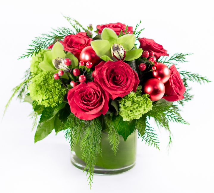<H1> Holiday Scene </H1> from Mockingbird Florist in Dallas, TX