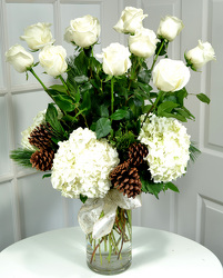 <H1> Snow Flakes </H1>  from Mockingbird Florist in Dallas, TX