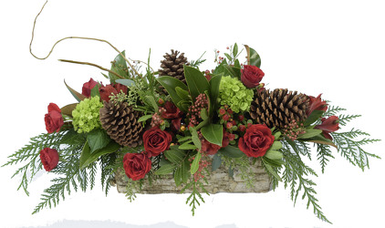 <H1> Northwoods Centerpiece </H1>  from Mockingbird Florist in Dallas, TX