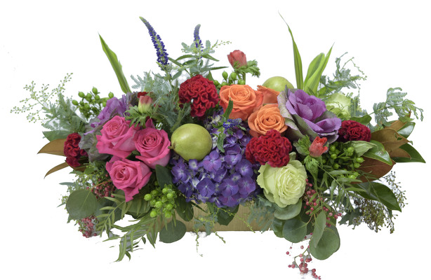 <H1> Betty's Jeweled Holiday Centerpiece </H1>  from Mockingbird Florist in Dallas, TX