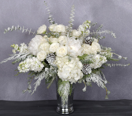 <H1> White Peony Christmas </H1> from Mockingbird Florist in Dallas, TX