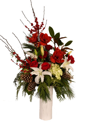 <H1> Christmas Carol </H1>  from Mockingbird Florist in Dallas, TX