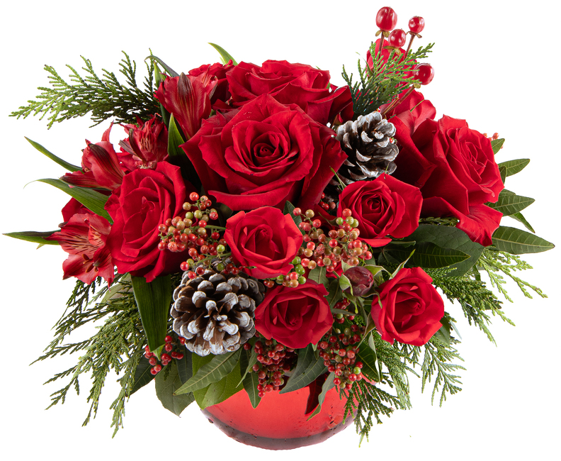 <H1> Crimson Noel </h1> from Mockingbird Florist in Dallas, TX