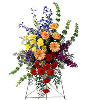 <H1> Elegant Tribute Spray </H1> from Mockingbird Florist in Dallas, TX