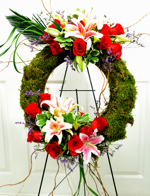 <h1> Cherished Wreath </h1> from Mockingbird Florist in Dallas, TX