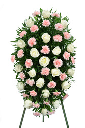 <h1> Rose & Carnation Mix Easel </h1>  from Mockingbird Florist in Dallas, TX