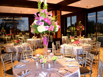 Tall Vase Centerpiece from Mockingbird Florist in Dallas, TX