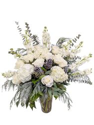 <H1> White Christmas </h1>  from Mockingbird Florist in Dallas, TX