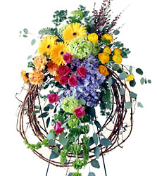 <H1> Rural Beauty Wreath </H1>  from Mockingbird Florist in Dallas, TX
