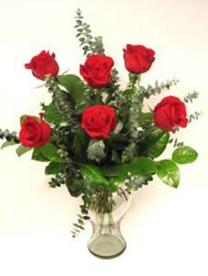 <h1>6 Of Our Best Red Roses</h1> from Mockingbird Florist in Dallas, TX